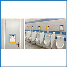 Branding Congress Center Toilettenwerbung (Preis auf Anfrage)